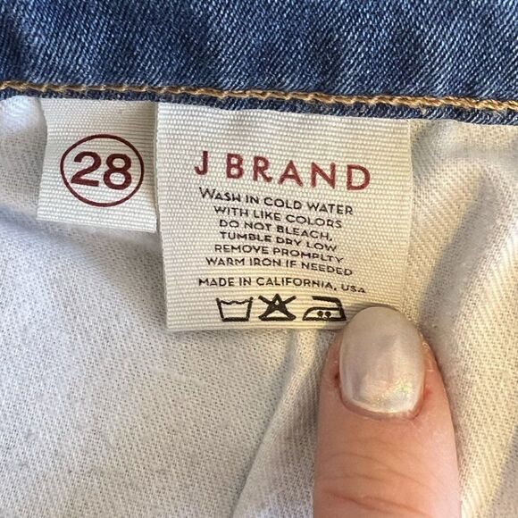 J Brand Mid Rise Super Skinny Stretch Denim Jeans  in Cabo - Picture 4 of 6